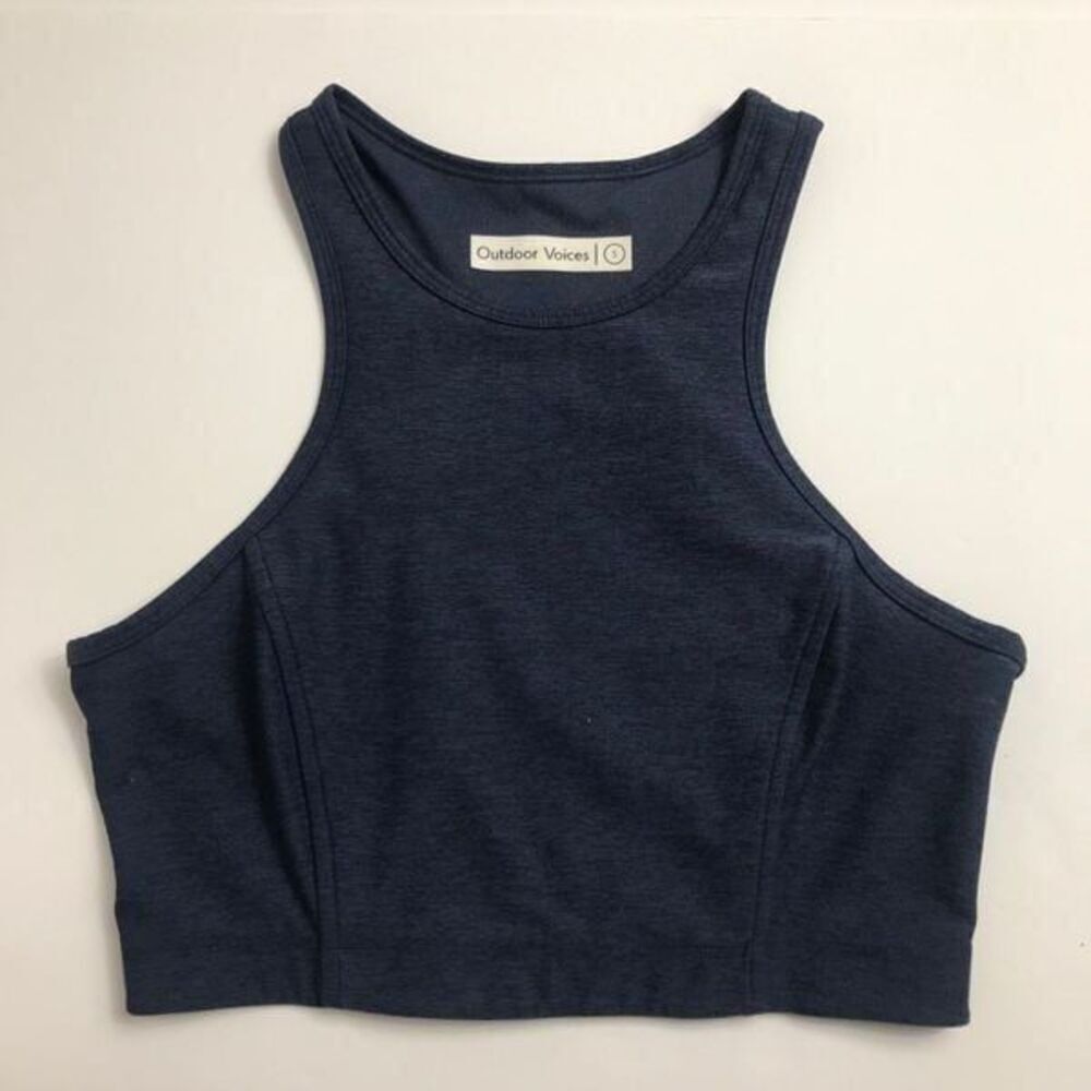 Outdoor voices blue tank top size small 0031